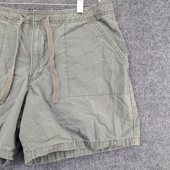 Old Navy Womens Chino Shorts Gray Size 12 Slash Pockets Cotton - Picture 7 of 11